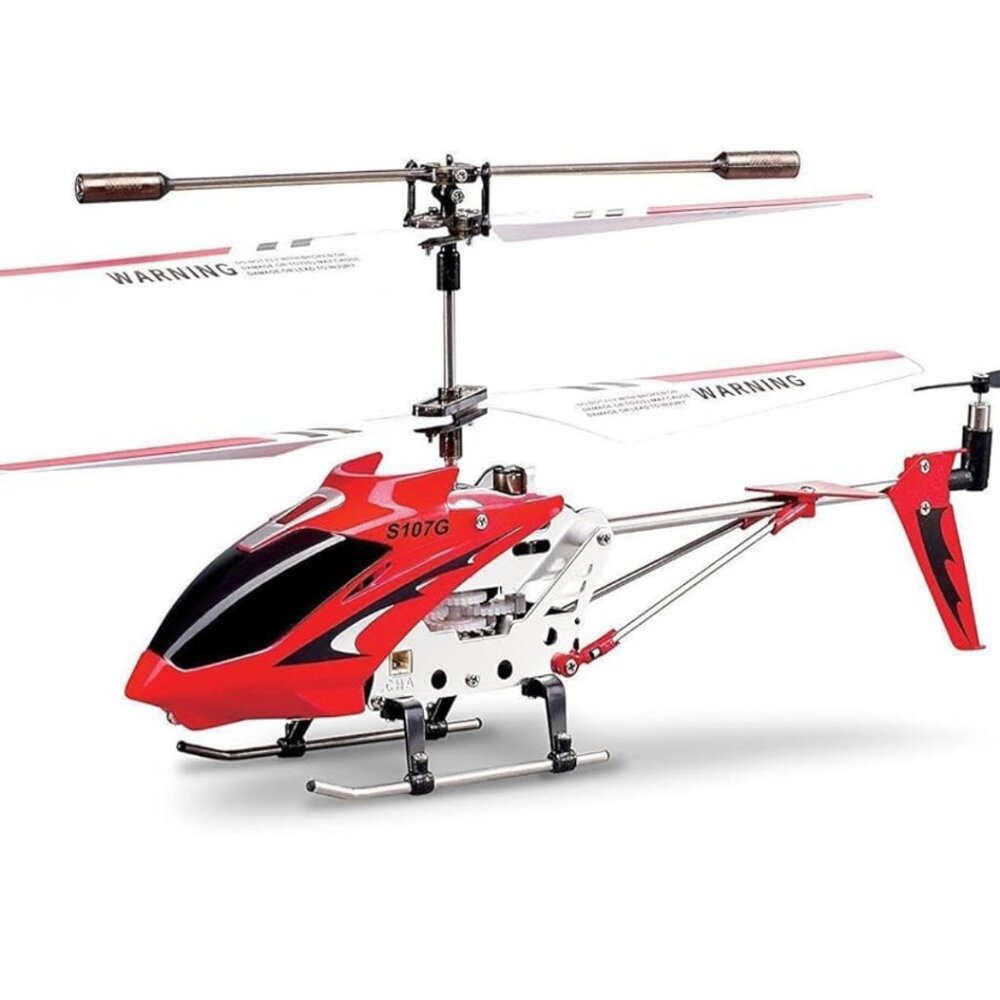 Helicopter Drone Syma S107/S107G R/C Helicopter with Gyro- Red New